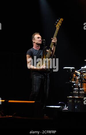 Milan Italie 29/07/2016 : concert live de Sting à l'Assago Summer Arena Banque D'Images