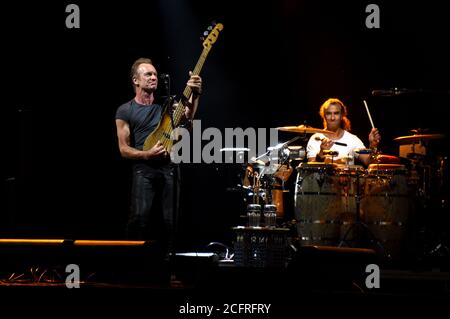 Milan Italie 29/07/2016 : concert live de Sting à l'Assago Summer Arena Banque D'Images