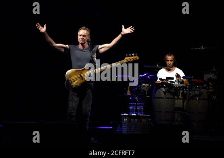 Milan Italie 29/07/2016 : concert live de Sting à l'Assago Summer Arena Banque D'Images