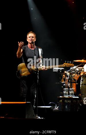 Milan Italie 29/07/2016 : concert live de Sting à l'Assago Summer Arena Banque D'Images