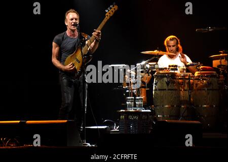 Milan Italie 29/07/2016 : concert live de Sting à l'Assago Summer Arena Banque D'Images