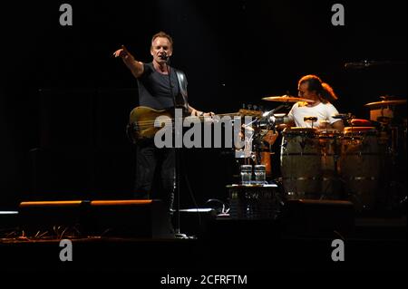 Milan Italie 29/07/2016 : concert live de Sting à l'Assago Summer Arena Banque D'Images