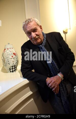 Milan Italie, 13/10/2016 : séance photo de Paolo Conte avant le concert Banque D'Images