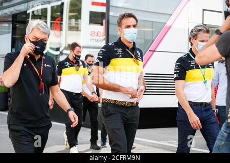 DE MEO Luca (spa), PDG du Groupe Renault, ABITEBOUL Cyril (fr), Directeur général de l'écurie Renault F1 Team, portrait pendant la Formule 1 Gran Premio Heineke Banque D'Images