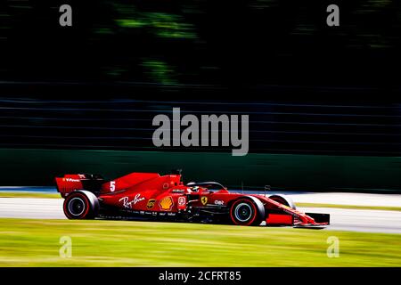 05 VETTEL Sebastian (ger), Scuderia Ferrari SF1000, action pendant la Formule 1 Gran Premio Heineken d'italia 2020, Grand Prix d'Italie 2020, à partir de sept Banque D'Images