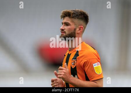 Brandon Fleming (21) de Hull City en action Banque D'Images