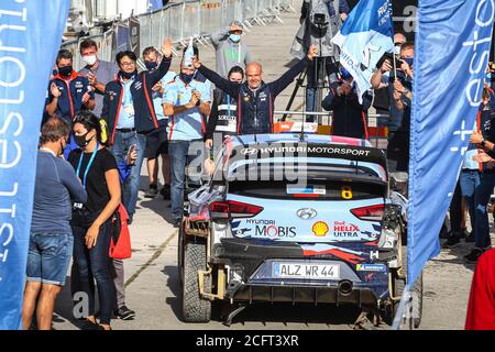 ADAMO Andrea, Hyundai Motorsport Team Portrait principal 08 TANAK Ott (est), JARVEOJA Martin (est), Hyundai i20 coupé WRC, Hyundai Shell MOBIS WRT, po Banque D'Images