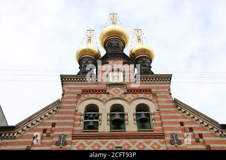 Eglise Alexandre Nevsky à Copenhague Banque D'Images