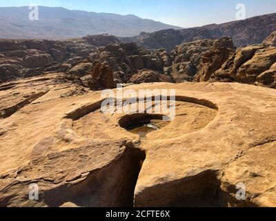 Petra--Haut lieu de sacrifice-2 Banque D'Images