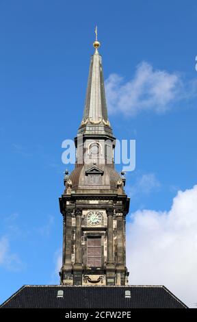 Chrétiens Kirke à Copenhague Banque D'Images