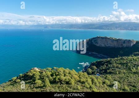 Magnifique paysage de la ville côtière de Bejaia, Algérie Banque D'Images