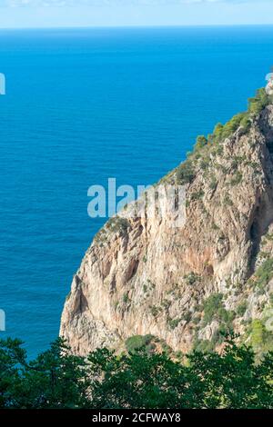 Magnifique paysage de la ville côtière de Bejaia, Algérie Banque D'Images