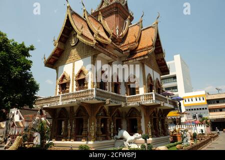 Chiang Mai Thaïlande - Temple Wat Bupfaram Banque D'Images