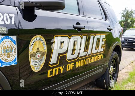 Montgomery, AL / USA - 27 août 2020 : voiture de police de la ville de Montgomery Banque D'Images