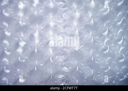 grandes feuilles d'emballage de sécurité en plastique à bulles d'air Banque D'Images