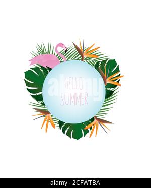 Arrière-plan été. Illustration vectorielle Illustration de Vecteur