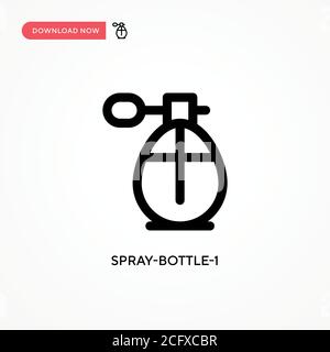 Icône vecteur simple spray-Bottle-1. Illustration moderne et simple à vecteur plat pour site Web ou application mobile Illustration de Vecteur