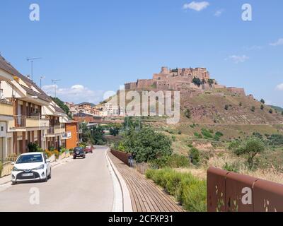 CARDONA, ESPAGNE-25 JUILLET 2020 : Château de Cardona. Style roman et gothique. Banque D'Images