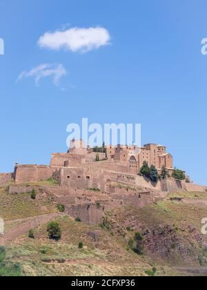 Château de Cardona, Espagne. Style roman et gothique. Banque D'Images