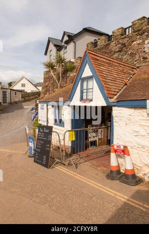 The Kiln Ice Cream Cafe, Hope Cove, Kingsbridge, Devon, Angleterre, Royaume-Uni. Banque D'Images