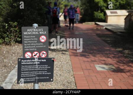 Australia's Memorial Walk, North Head Sanctuary, Manly, Sydney, Nouvelle-Galles du Sud, Australie Banque D'Images