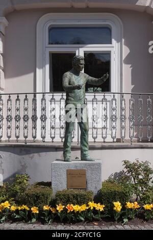 Plaque sur le lieu de naissance du chef Herbert von Karajan, Salzbourg, État de Salzbourg, Autriche, Europe, Banque D'Images