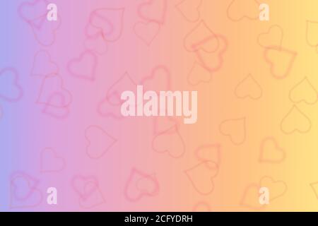 Bokeh de l'amour, Saint Valentin arrière-plan Banque D'Images