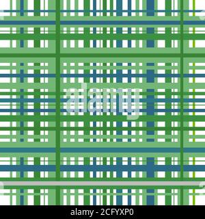 Arrière-plan vectoriel en carreaux. Tartan bleu et vert, motif sans couture, serviette à carreaux, supports géométriques abstraits Illustration de Vecteur