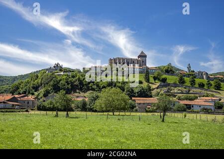 France, Hautes Pyrénées, chemin de St Jacques de Compostelle, Saint Bertrand de Comminges, Cathédrale notre Dame de Saint Bertrand de Comminges Banque D'Images