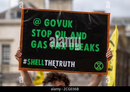 Londres, Royaume-Uni. 8 septembre 2020. XR rébellion Protest, Whitehall London UK Credit: Ian Davidson/Alay Live News Banque D'Images