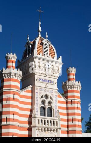 France, Gironde, L?ge-Cap-Ferret, la chapelle de la maison algérienne Banque D'Images