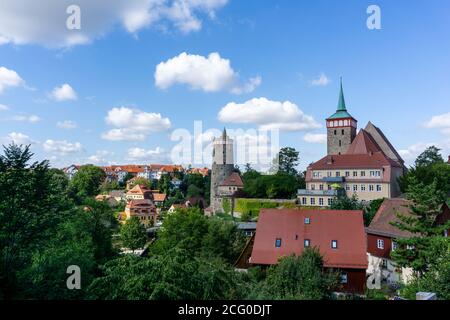 Bautzen, Saxe / Allemagne - 7 septembre 2020: Vue panoramique de la vieille ville de Bautzen en Saxe Banque D'Images