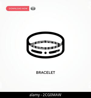 Icône de vecteur simple de bracelet. Illustration moderne et simple à vecteur plat pour site Web ou application mobile Illustration de Vecteur