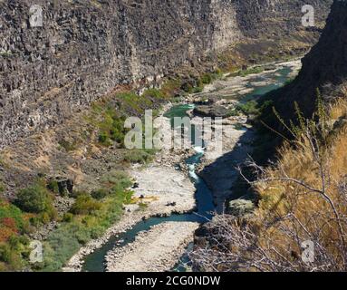 Canyons et gorges de l'Idaho Landforms of Twin Falls County, Idaho Landforms of Jerome County, Idaho Geography Stubs, Idaho, Etats-Unis Banque D'Images