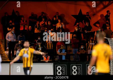 Abbey Stadium, Cambridge, Cambridgeshire, Royaume-Uni. 8 septembre 2020. Football pré-saison, Cambridge United contre Fulham moins de 21 ans ; les fans de Cambridge Utd à la maison ont enfin regardé un jeu Credit: Action plus Sports/Alamy Live News Banque D'Images