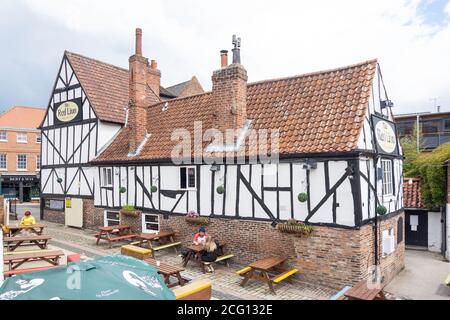 The Red Lion Pub, Merchantgate, York, North Yorkshire, Angleterre, Royaume-Uni Banque D'Images