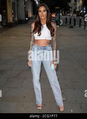 Londres, Royaume-Uni. 08 septembre 2020. Lauren Houldsworth assiste à la Peng Hair Party à Jin Bo Law à Londres. Crédit : SOPA Images Limited/Alamy Live News Banque D'Images