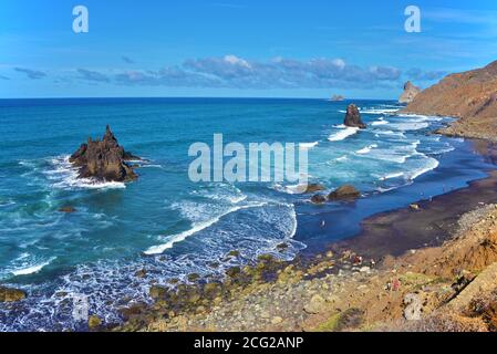 Belle vue sur l'une des îles Canaries, Ténérife en automne en journée Banque D'Images