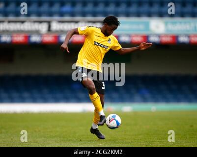 SOUTHEND, ANGLETERRE - SEPTEMBRE 06 : Miles Mitchell-Nelson de Southend Unis en action pendant le Trophée de l'EFL Southern Group Ainterest Southend United et Wes Banque D'Images