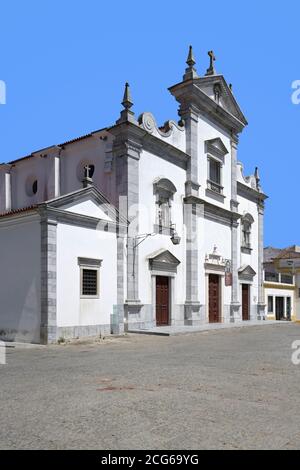 Cathédrale de Beja ou cathédrale Saint-Jacques-le-Grand, place de Lidador, Beja, Alentejo, Portugal Banque D'Images