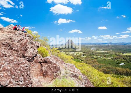 Glass House Mountains Queensland Australie Banque D'Images