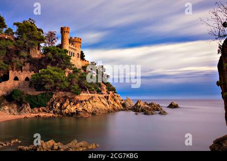 Castell d'en Plaja Banque D'Images