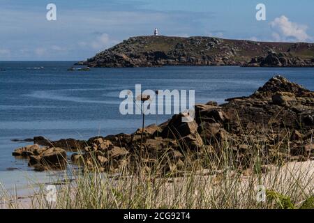 Le jour de l'île de St Matn's, les îles de Scilly Banque D'Images