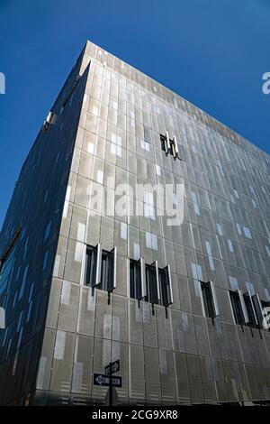 41 Cooper Square, détail de la façade extérieure, Cooper Union, New York City, New York, États-Unis Banque D'Images