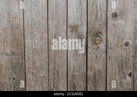 ancienne clôture gris en bois. paroi de texture d'arrière-plan Banque D'Images