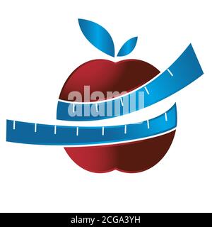 Symbole de conception plate isolée icône Apple. Icône de pomme tendance et moderne symbole de pomme. Icône Apple signe simple. icône apple illustration vectorielle plate pour gra Illustration de Vecteur