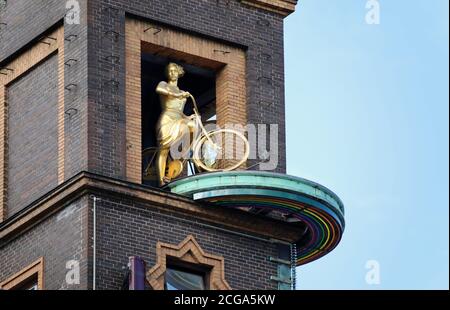 Copenhague Weather Girl Banque D'Images