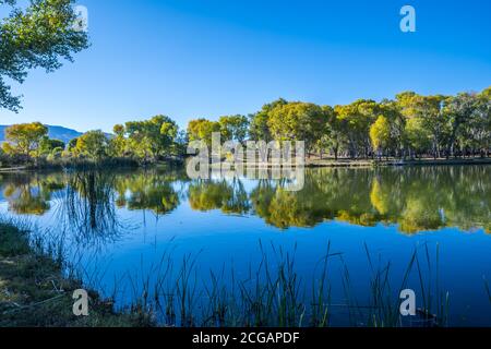 Vue sur le paysage de Cottonwood, Arizona Banque D'Images