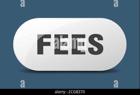 bouton frais. panneau en verre arrondi. autocollant. bannière Illustration de Vecteur