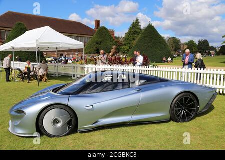 McLaren Speedtail, Bridge of Weir Members Enclosure, Concours of Elegance 2020, Hampton court Palace, Londres, Royaume-Uni, Europe Banque D'Images